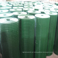 PVC verde soldada malha de arame em 1/2 &quot;Buraco